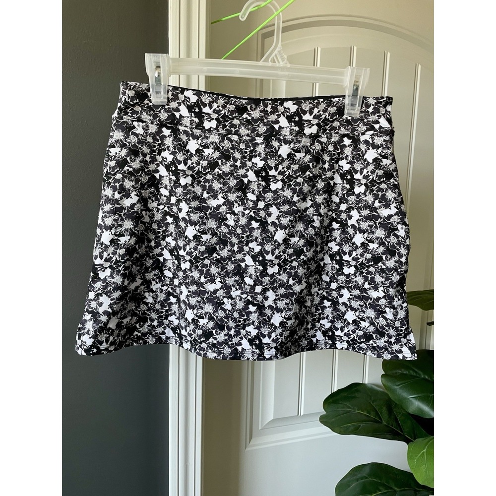 Tranquility by Colorado S Skort Floral Black/White | Swim | Athletic | Outdoor